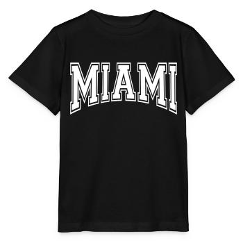Miami - Stanley/Stella Kinder T-Shirt MINI CREATOR  - Schwarz - Vorne - Mikhail (115cm)