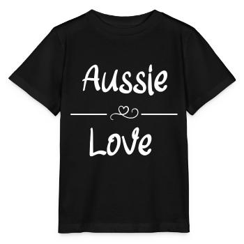 Aussie Love - Stanley/Stella Kinder T-Shirt MINI CREATOR  - Schwarz - Vorne - Mikhail (115cm)