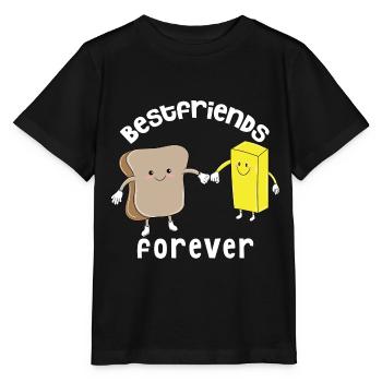 Meilleurs amis Meilleurs bourgeons Meilleur ami - T-shirt bio MINI CREATOR Stanley/Stella Enfant - noir - Devant - Mikhail (115cm)
