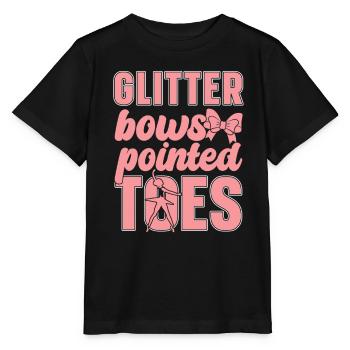 Glänzend Boes Spitz Zehen Ballerina Ballett - Stanley/Stella Kinder T-Shirt MINI CREATOR  - Schwarz - Vorne - Mikhail (115cm)