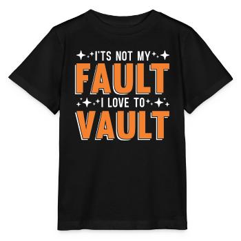 Es Ist Nicht Meine Schuld, Dass Ich Gerne - Stanley/Stella Kinder T-Shirt MINI CREATOR  - Schwarz - Vorne - Mikhail (115cm)