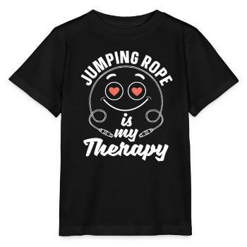 Springseil Ist Mein Therapie-springseil - Stanley/Stella Kinder T-Shirt MINI CREATOR  - Schwarz - Vorne - Mikhail (115cm)