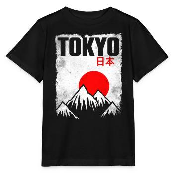 Tokio Japan - Stanley/Stella Kinder T-Shirt MINI CREATOR  - Schwarz - Vorne - Mikhail (115cm)