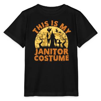 Das Ist Mein Hausmeister Kostüm Hausmeister - Stanley/Stella Kinder T-Shirt MINI CREATOR  - Schwarz - Vorne - Mikhail (115cm)