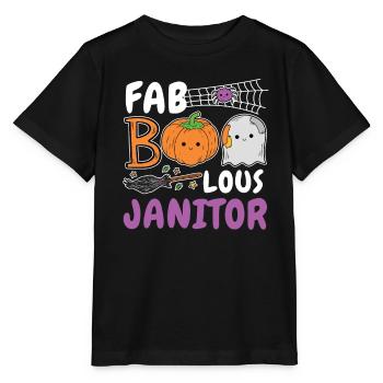 Fab Boo Lous Hausmeister Hausmeister Hausmeister - Stanley/Stella Kinder T-Shirt MINI CREATOR  - Schwarz - Vorne - Mikhail (115cm)