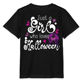 Halloween Girl November Gift Cadeau - T-shirt bio MINI CREATOR Stanley/Stella Enfant - noir - Devant - Mikhail (115cm)