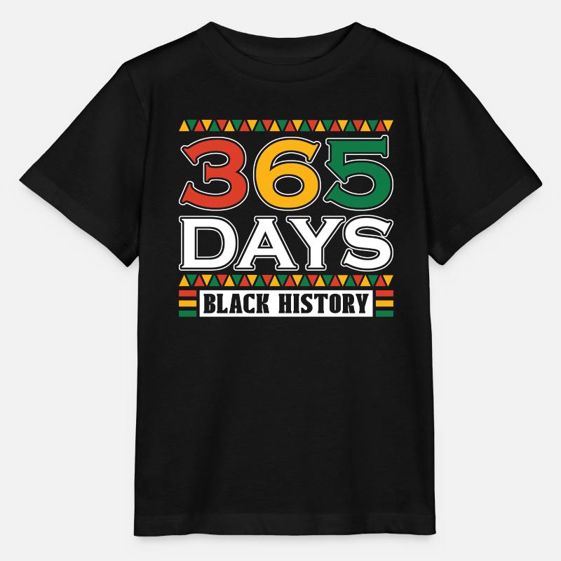 365 Tage Schwarze Geschichte Afroamerikaner 16. - Stanley/Stella Kinder T-Shirt MINI CREATOR  - Schwarz