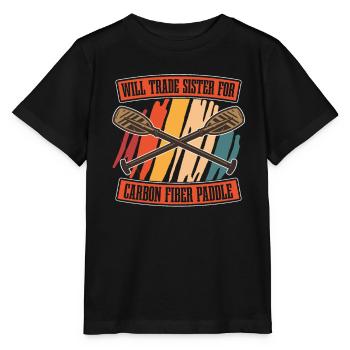 Swap Sister for Carbon Fiber Paddle Dragon - Stanley/Stella MINI CREATOR Kids’ T-Shirt - black - Front - Mikhail (115cm)