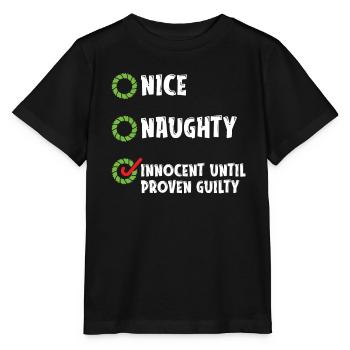 Gentil vilain innocent drôle - T-shirt bio MINI CREATOR Stanley/Stella Enfant - noir - Devant - Mikhail (115cm)
