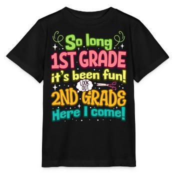 Fin Du CP Primaire CE1 Rentrée Enfant - T-shirt bio MINI CREATOR Stanley/Stella Enfant - noir - Devant - Mikhail (115cm)