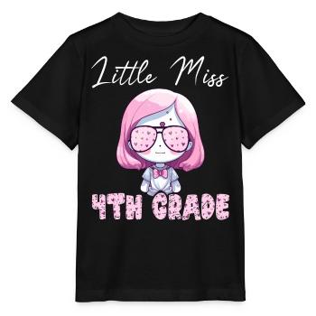Premier Jour École Classe CM1 Rentrée Fille - T-shirt bio MINI CREATOR Stanley/Stella Enfant - noir - Devant - Mikhail (115cm)