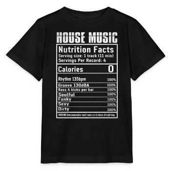 House Music - Stanley/Stella MINI CREATOR Kids’ T-Shirt - black - Front - Mikhail (115cm)