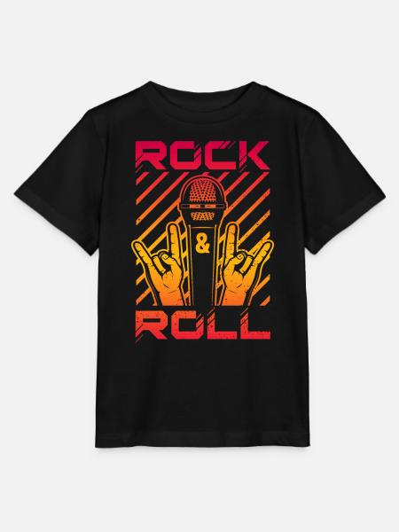 Rock & Roll - Stanley/Stella Kinder T-Shirt MINI CREATOR - Schwarz
