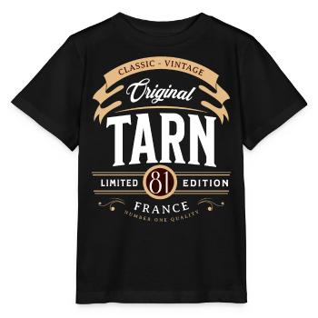 Tarn Département France - T-shirt bio MINI CREATOR Stanley/Stella Enfant - noir - Devant - Mikhail (115cm)