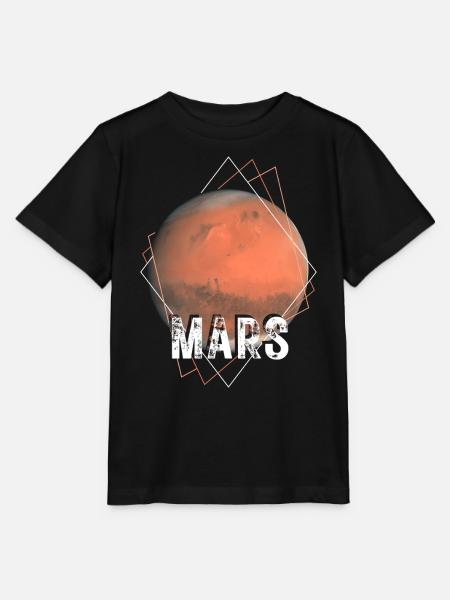 Mars Planet - Stanley/Stella Kinder T-Shirt MINI CREATOR - Schwarz