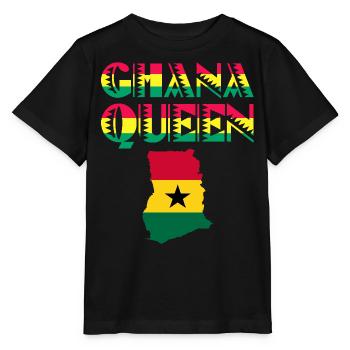 Afrika Königin Ghana Ghana Ghana Frau - Stanley/Stella Kinder T-Shirt MINI CREATOR  - Schwarz - Vorne - Mikhail (115cm)
