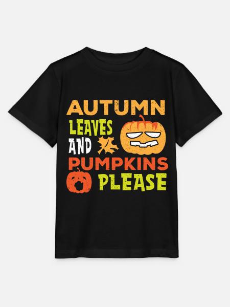 Halloween Kürbis Grusel - Stanley/Stella Kinder T-Shirt MINI CREATOR  - Schwarz