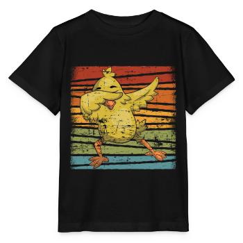 Chicken chickens - Stanley/Stella MINI CREATOR Kids’ T-Shirt - black - Front - Mikhail (115cm)