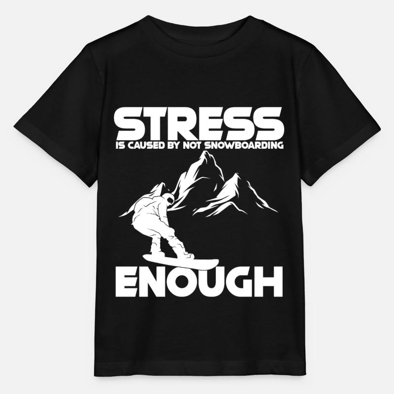 Snowboard Snowboarder Snowboarden Apres Ski Sport - Stanley/Stella Kinder T-Shirt MINI CREATOR  - Schwarz