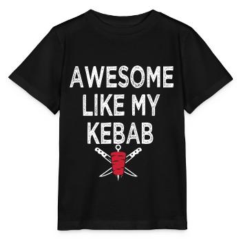 Toll wie mein Kebab Koch Kebab - Stanley/Stella Kinder T-Shirt MINI CREATOR  - Schwarz - Vorne - Mikhail (115cm)