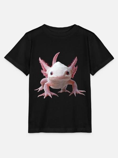 Axolotl - Stanley/Stella Kinder T-Shirt MINI CREATOR - Schwarz