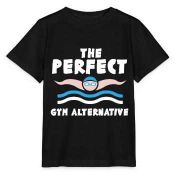 Swimmers Swimming 50 meters track Breaststroke - Stanley/Stella MINI CREATOR Kids’ T-Shirt - black - Front - Mikhail (115cm)