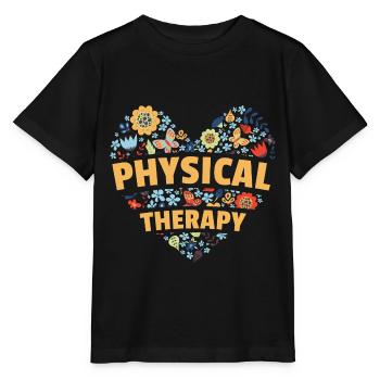 Physiotherapy Heart Physiotherapy - Stanley/Stella MINI CREATOR Kids’ T-Shirt - black - Front - Mikhail (115cm)