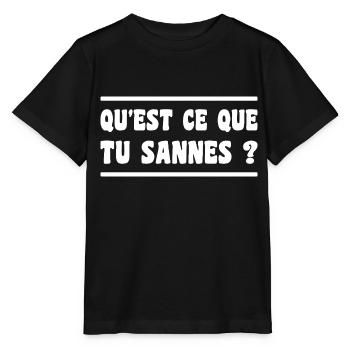 Was wissen Sie? Aveyron-Ausdruck - Stanley/Stella Kinder T-Shirt MINI CREATOR  - Schwarz - Vorne - Mikhail (115cm)