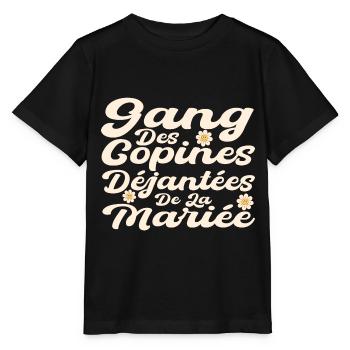 Gang Des Copines Déjantées De La Mariée - T-shirt bio MINI CREATOR Stanley/Stella Enfant - noir - Devant - Mikhail (115cm)