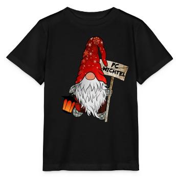 Gnome de Noël PC Gnome - T-shirt bio MINI CREATOR Stanley/Stella Enfant - noir - Devant - Mikhail (115cm)