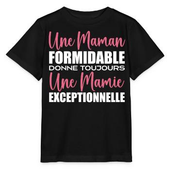An Exceptional Granny for Grandma - Stanley/Stella MINI CREATOR Kids’ T-Shirt - black - Front - Mikhail (115cm)