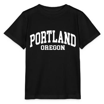 Portland - T-shirt bio MINI CREATOR Stanley/Stella Enfant - noir - Devant - Mikhail (115cm)