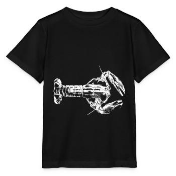 Homard - T-shirt bio MINI CREATOR Stanley/Stella Enfant - noir - Devant - Mikhail (115cm)