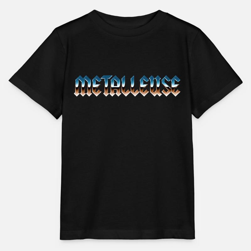 Metalleuse - T-shirt bio MINI CREATOR Stanley/Stella Enfant - noir