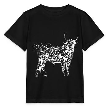 Stier - Stanley/Stella Kinder T-Shirt MINI CREATOR  - Schwarz - Vorne - Mikhail (115cm)
