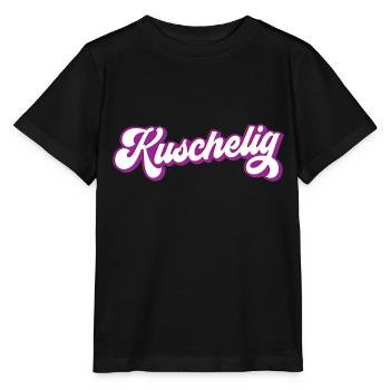 kuschelig | Farben änderbar - Stanley/Stella Kinder T-Shirt MINI CREATOR  - Schwarz - Vorne - Mikhail (115cm)