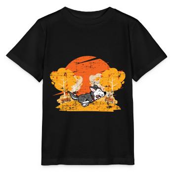 Husky - T-shirt bio MINI CREATOR Stanley/Stella Enfant - noir - Devant - Mikhail (115cm)