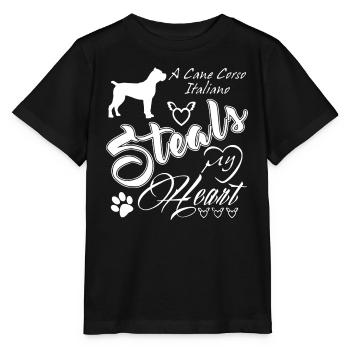 Cane Corso Italiano Steals - Stanley/Stella MINI CREATOR Kids’ T-Shirt - black - Front - Mikhail (115cm)
