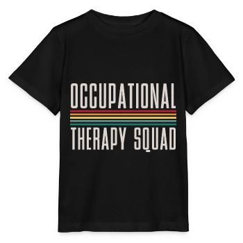 Ergotherapie Praxis Geschenk Ergotherapeut - Stanley/Stella Kinder T-Shirt MINI CREATOR  - Schwarz - Vorne - Mikhail (115cm)