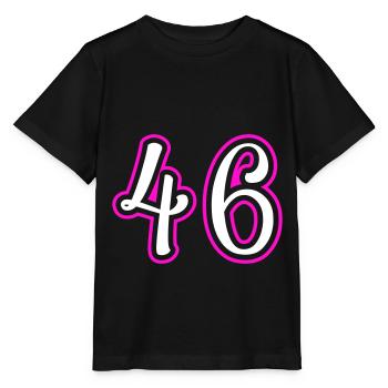 46 Numéro de numéro - T-shirt bio MINI CREATOR Stanley/Stella Enfant - noir - Devant - Mikhail (115cm)