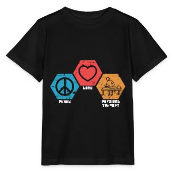 Hippie Physiotherapie - Stanley/Stella Kinder T-Shirt MINI CREATOR  - Schwarz - Vorne - Mikhail (115cm)