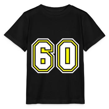 Symbole de 60 chiffres - T-shirt bio MINI CREATOR Stanley/Stella Enfant - noir - Devant - Mikhail (115cm)