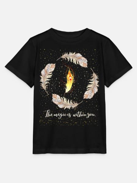 The magic is within you - Stanley/Stella Kinder T-Shirt MINI CREATOR - Schwarz