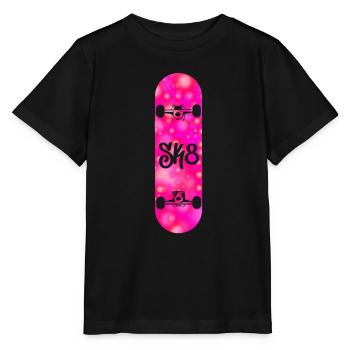 skateboard Skate skaten skater sk8 skateing - Stanley/Stella Kinder T-Shirt MINI CREATOR  - Schwarz - Vorne - Mikhail (115cm)