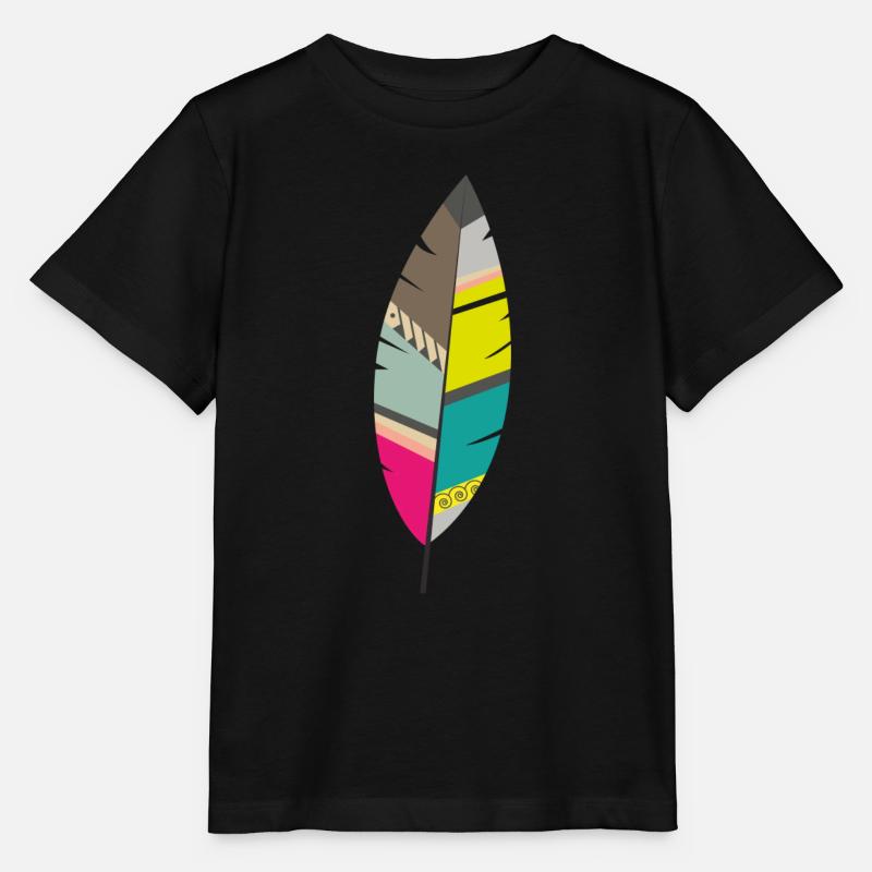 perroquet plume - T-shirt bio MINI CREATOR Stanley/Stella Enfant - noir