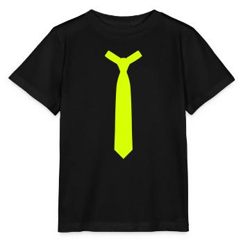 Krawatte - Stanley/Stella Kinder T-Shirt MINI CREATOR  - Schwarz - Vorne - Mikhail (115cm)