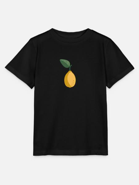 Zitrone - Stanley/Stella Kinder T-Shirt MINI CREATOR  - Schwarz