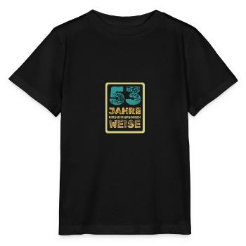 Age 53 - Stanley/Stella MINI CREATOR Kids’ T-Shirt - black - Front - Mikhail (115cm)