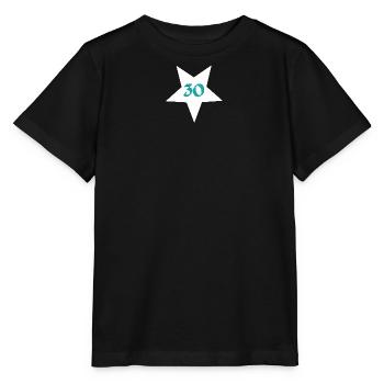 was zum schenken, 30 sternmotiv - Stanley/Stella Kinder T-Shirt MINI CREATOR  - Schwarz - Vorne - Mikhail (115cm)
