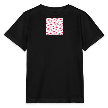 japanisches Blumenmuster, Spinnen lilien muster - Stanley/Stella Kinder T-Shirt MINI CREATOR  - Schwarz - Vorne - Mikhail (115cm)